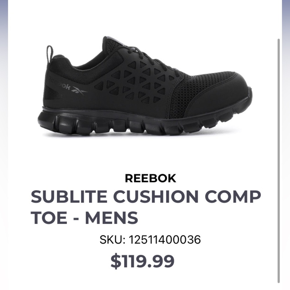 Reebok Men’s Work Shoes